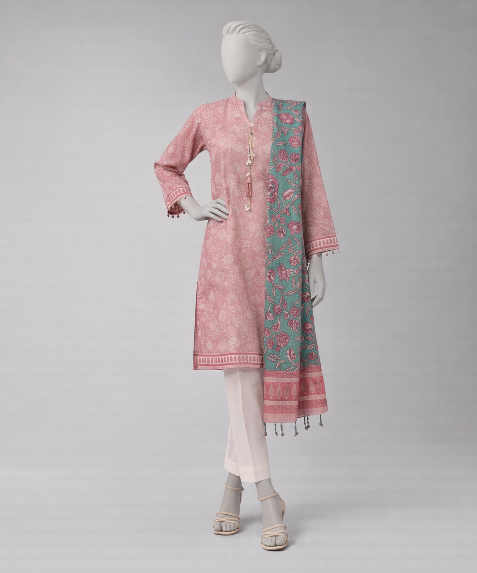 MULTICOLOR LAWN DIGITAL PRINTED UNSTITCHED 2PC