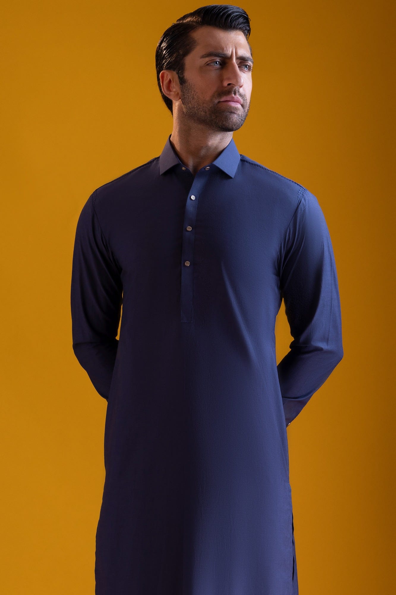 Scotland - Indigo Cotton Kurta Trouser