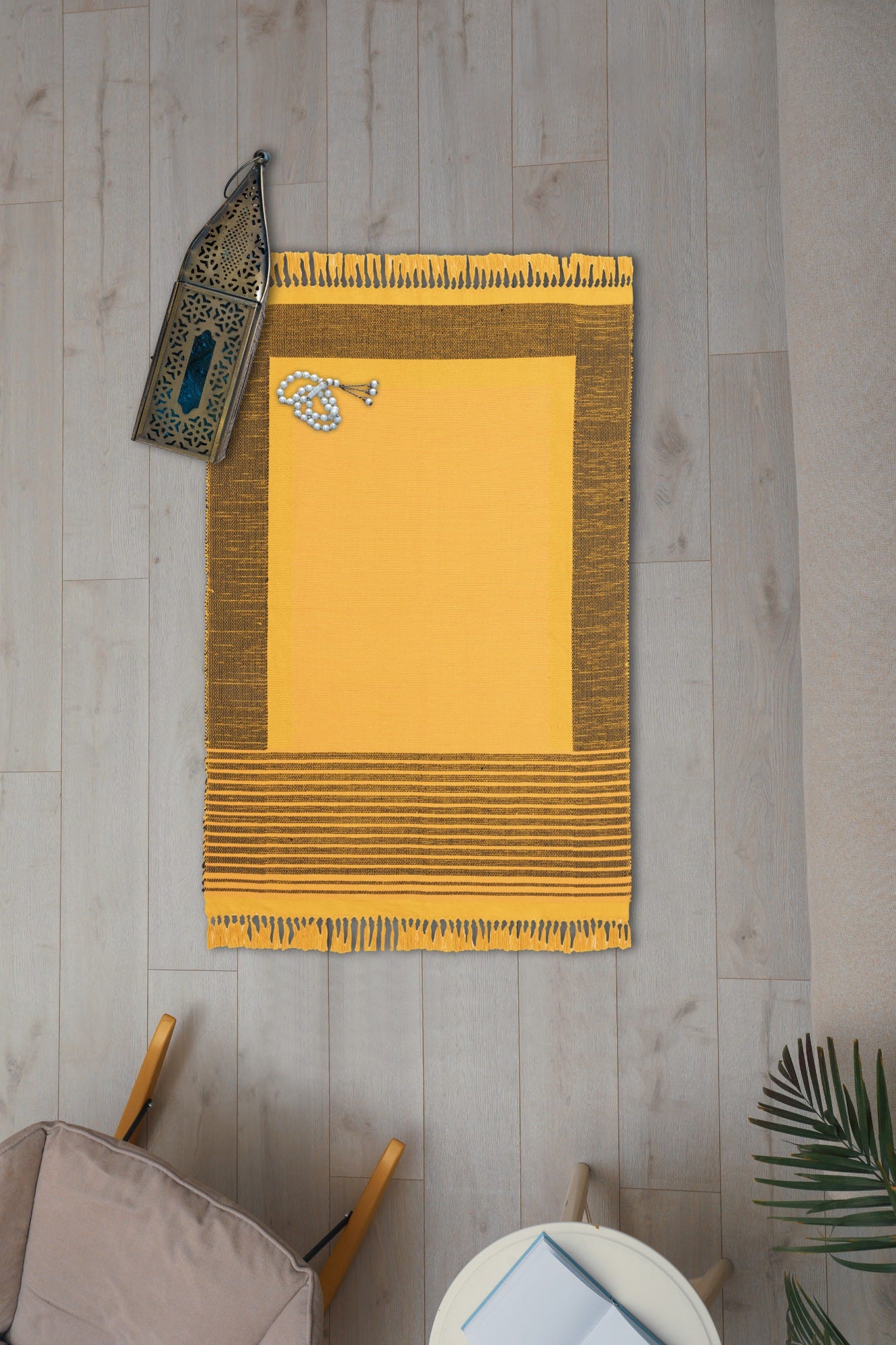 Orange-Mustard Kids Prayer Mat| Jpm-23-04 B