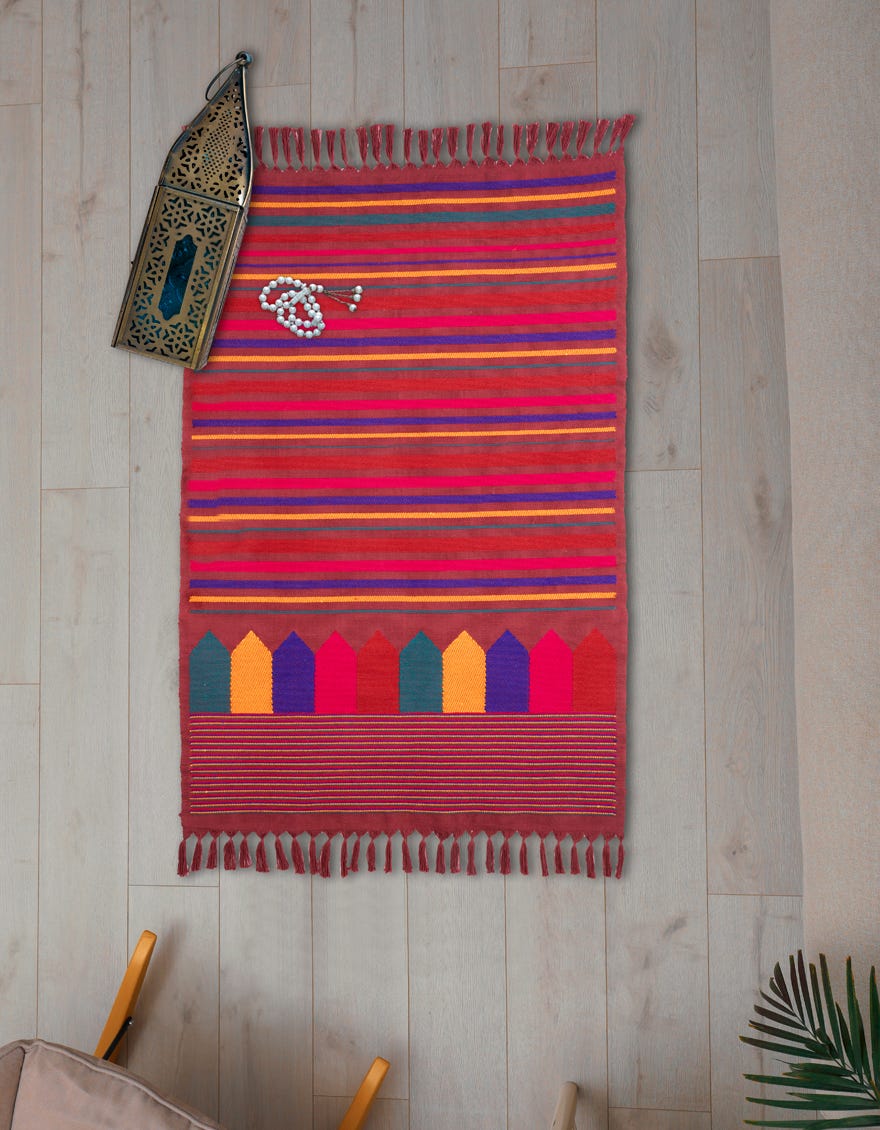 Maroon Kids Prayer Mat| Jpm-23-05 B