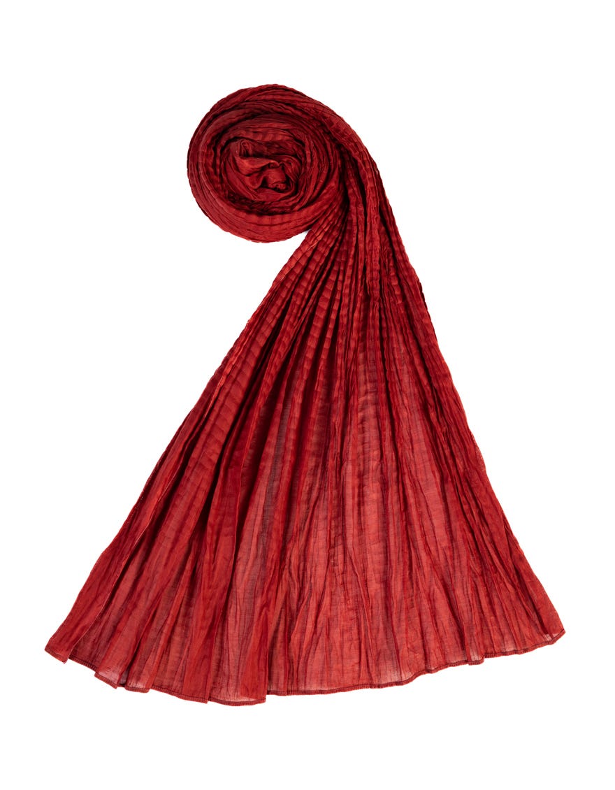 Maroon Lawn Stole | Jlst-S-Stl-23-2604