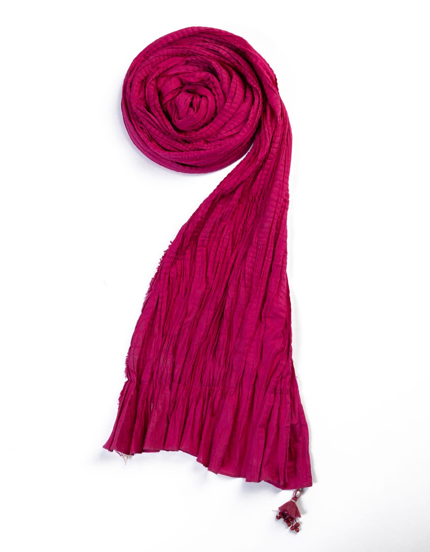 Pink Dyed Stole | Jlst-S-Stl-23-2629