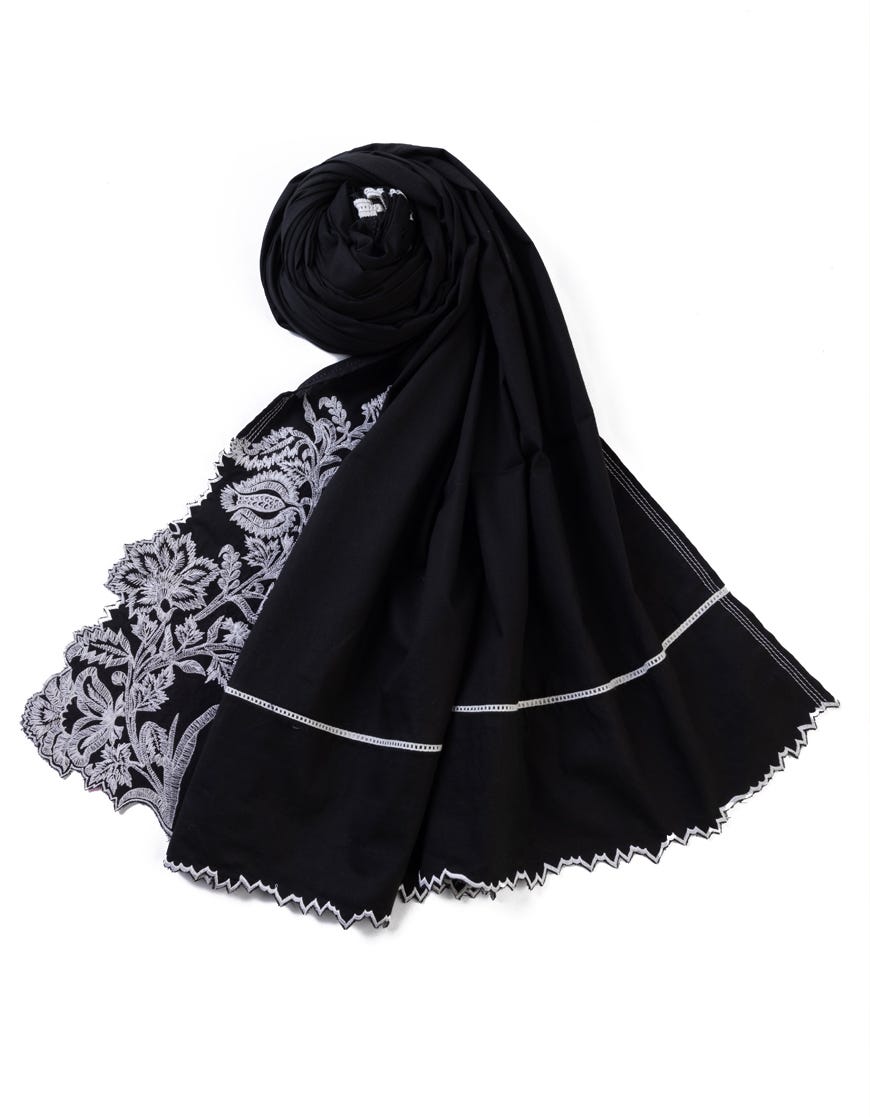 Black Dyed Stole | Jlst-S-Stl-23-2637