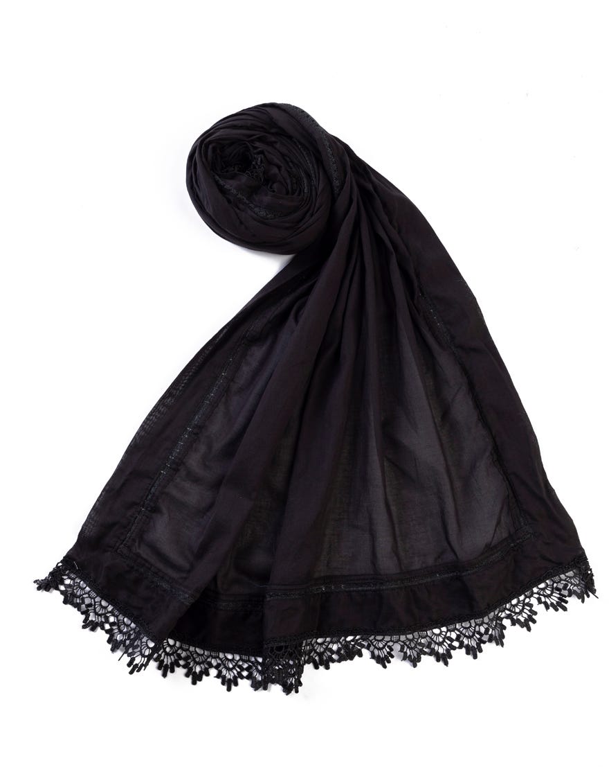 Black Dyed Stole | Jlst-S-Stl-23-2639