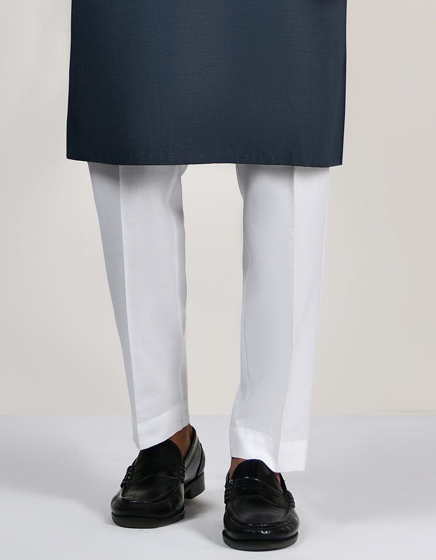 White Cotton Trouser | Jjps-303-R9-J-Gm170148