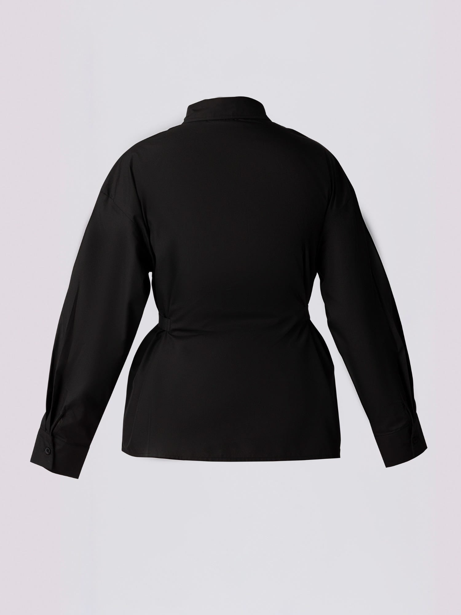Black Hourglass Button-Down