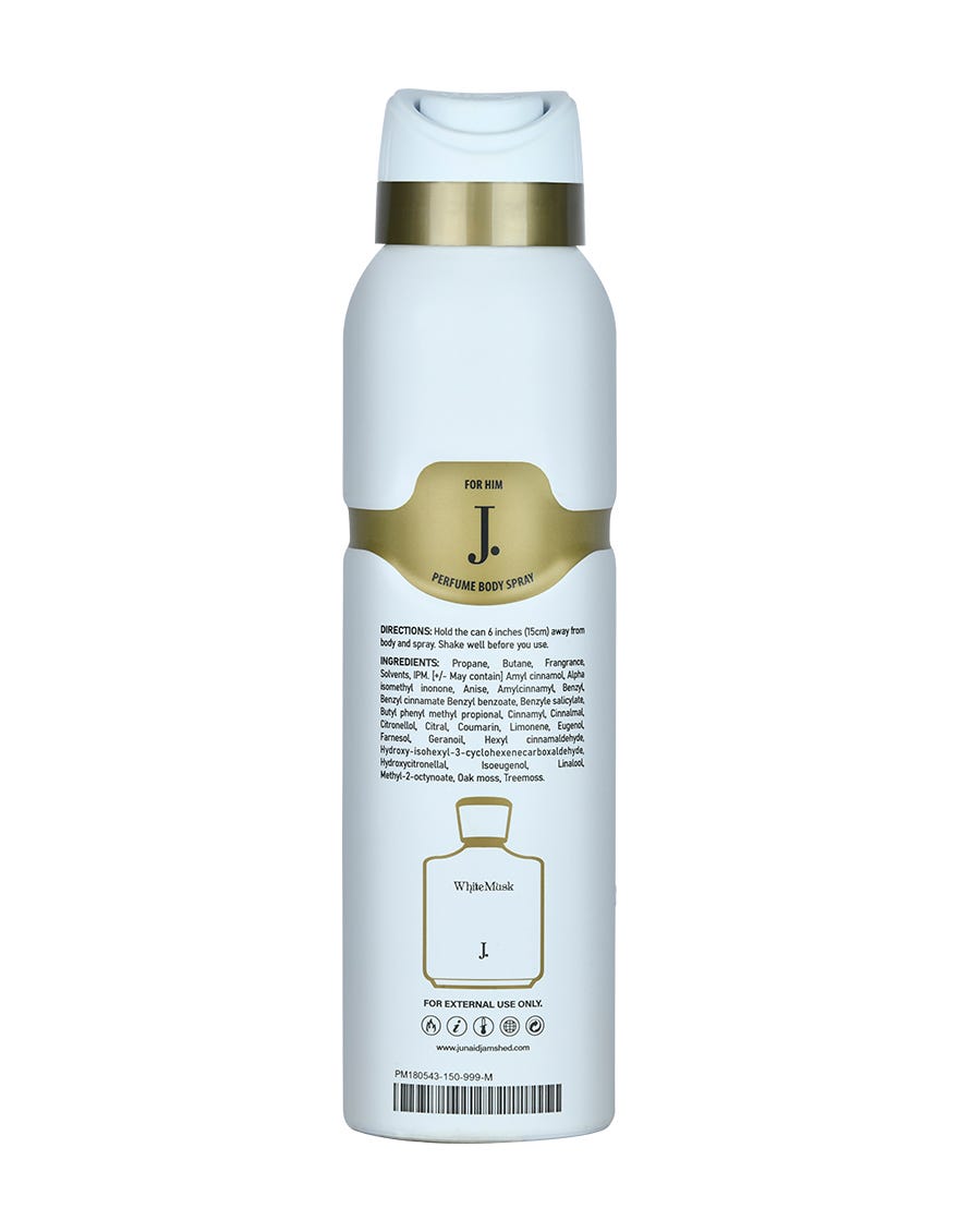 WHITE MUSK POUR HOMME PERFUME BODY SPRAY