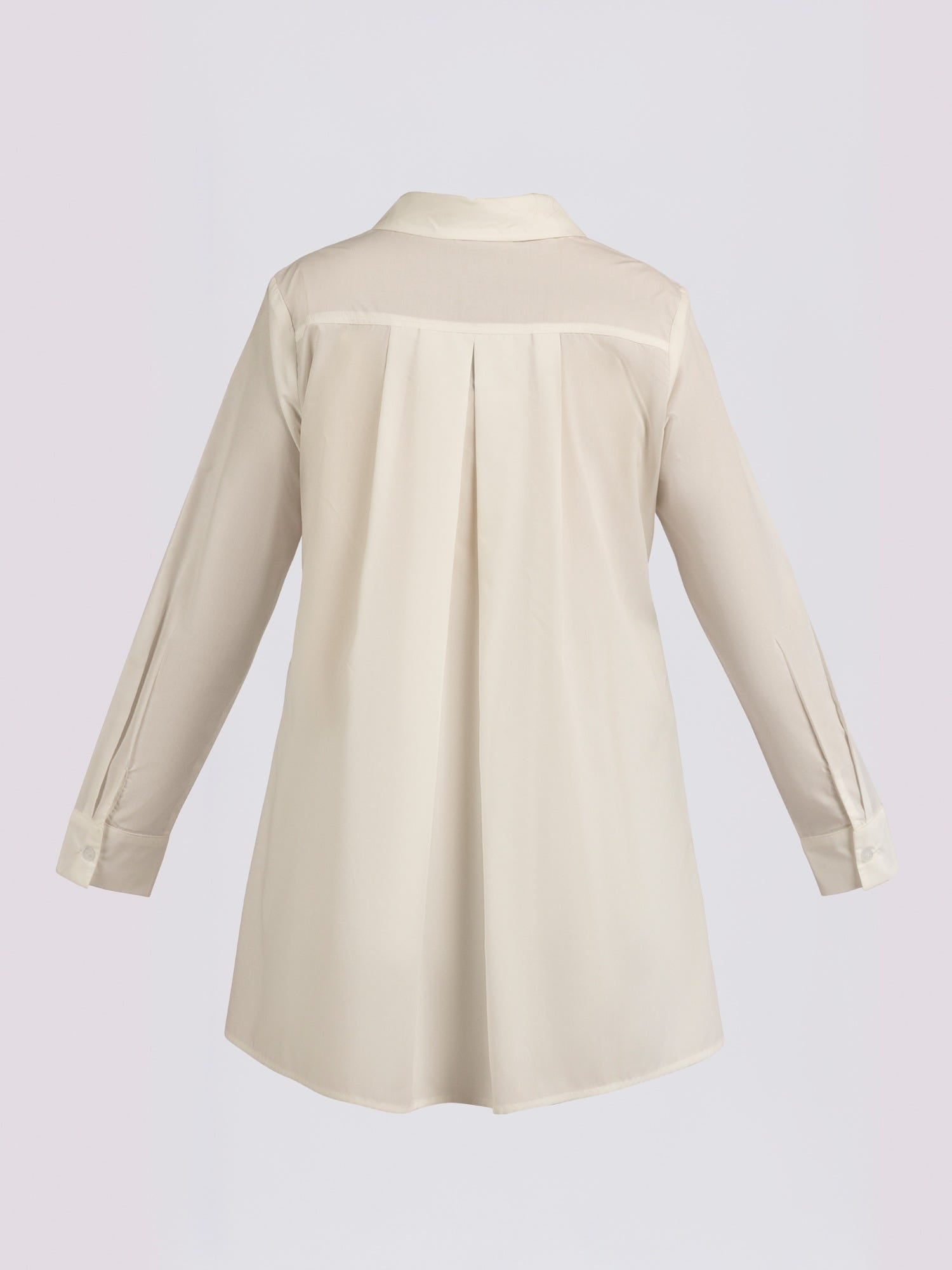 White High-Low Step Shirt