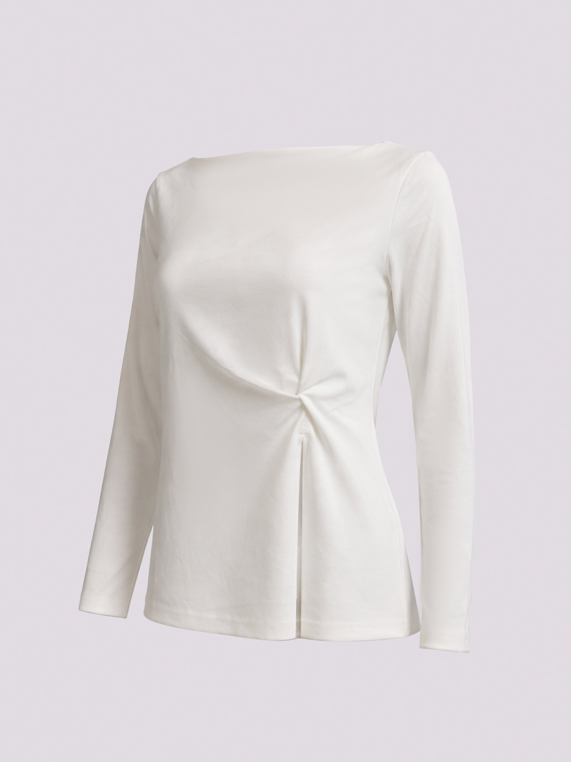 White Side-Twist Tee