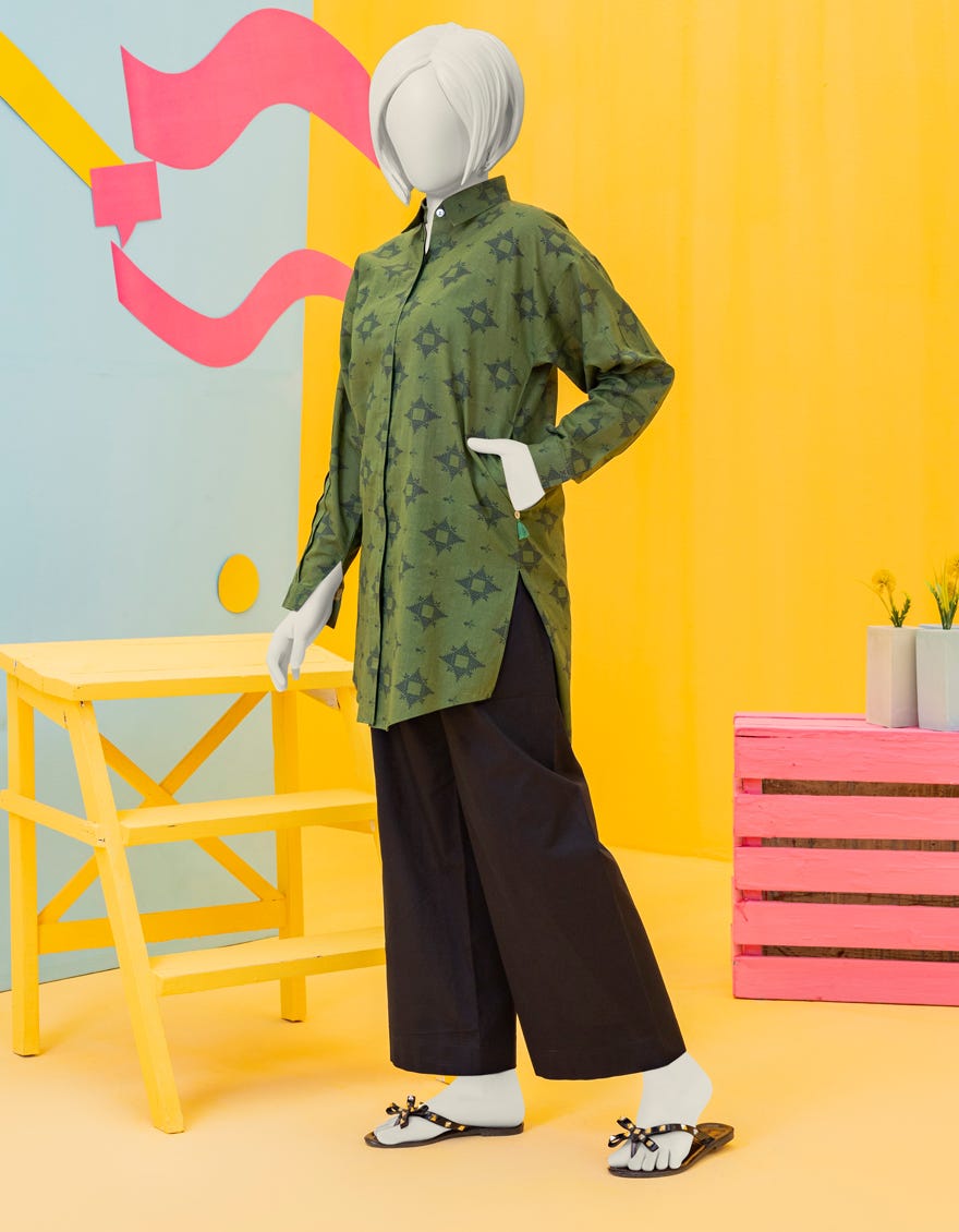 Green Lawn Teens Kurti | Jygk-S-Ygkl-105-24