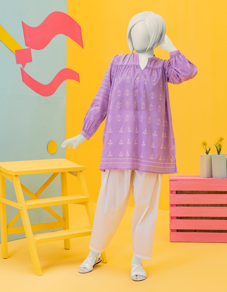 Purple Lawn Teens Kurti | Jygk-S-Ygkl-112-24