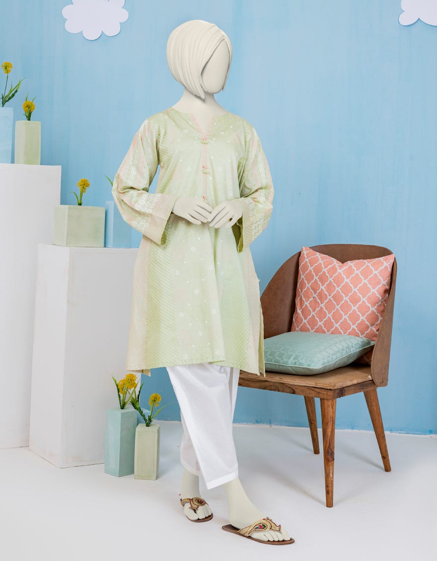 Green Lawn Teens Kurti | Jygk-S-Ygkl-114-24