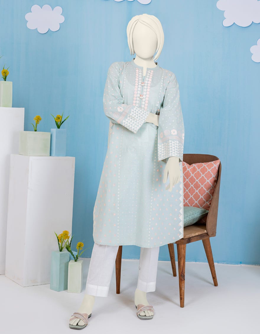 Ferozi Lawn Teens Kurti | Jygk-S-Ygkl-118-24