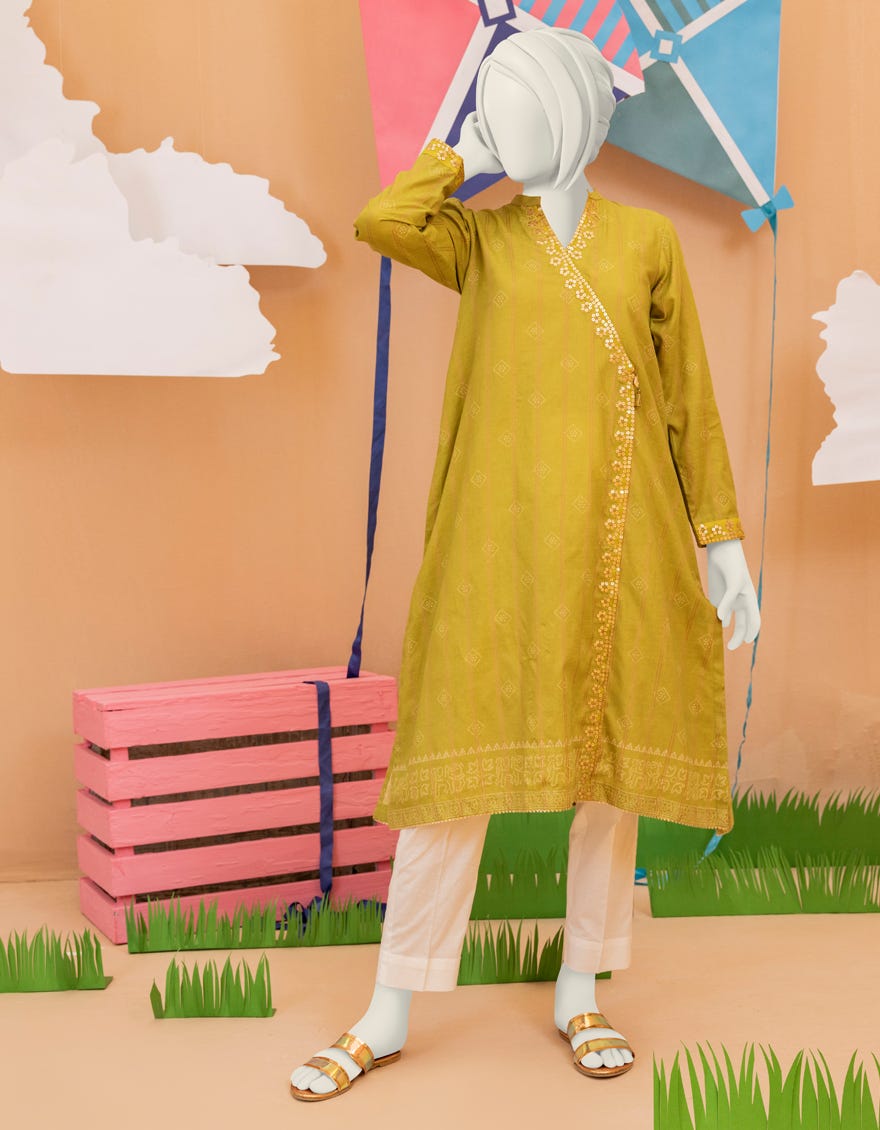 Green Lawn Teens Kurti | Jygk-S-Ygkl-130-24