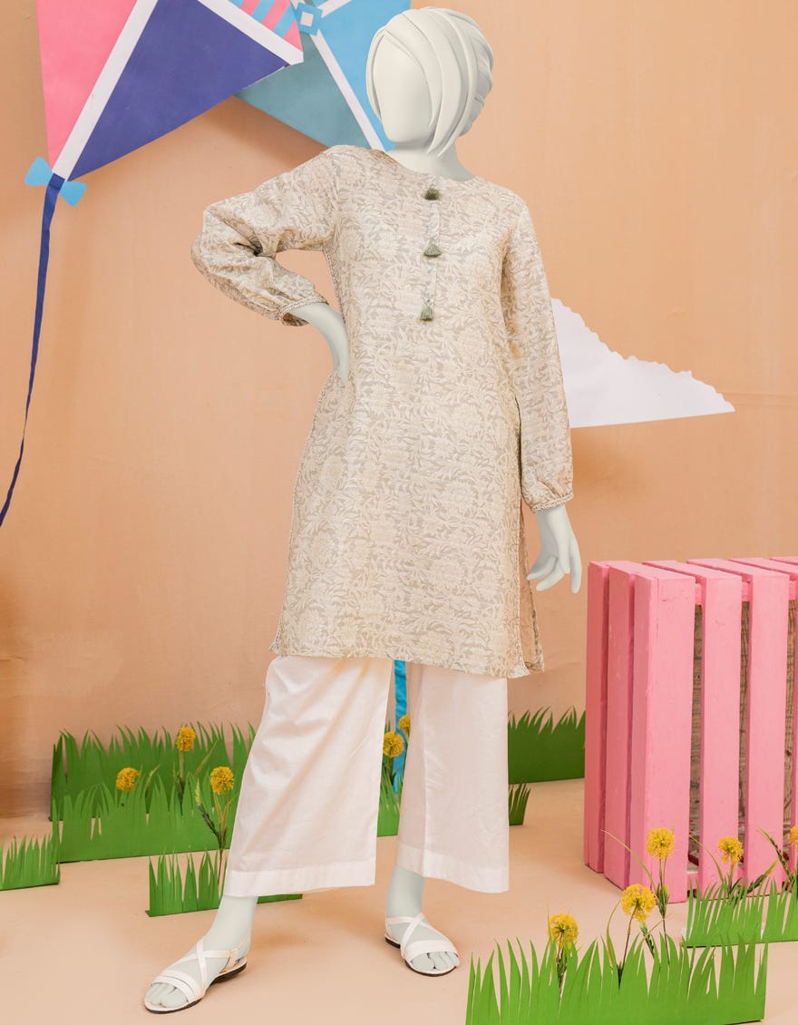 Grey Lawn Kurti | Jygk-S-Ygkl-135-24