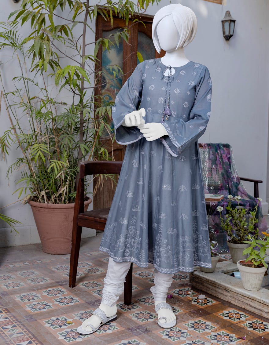 Grey Lawn Kurti | Jygk-Ygkl-S-150-23