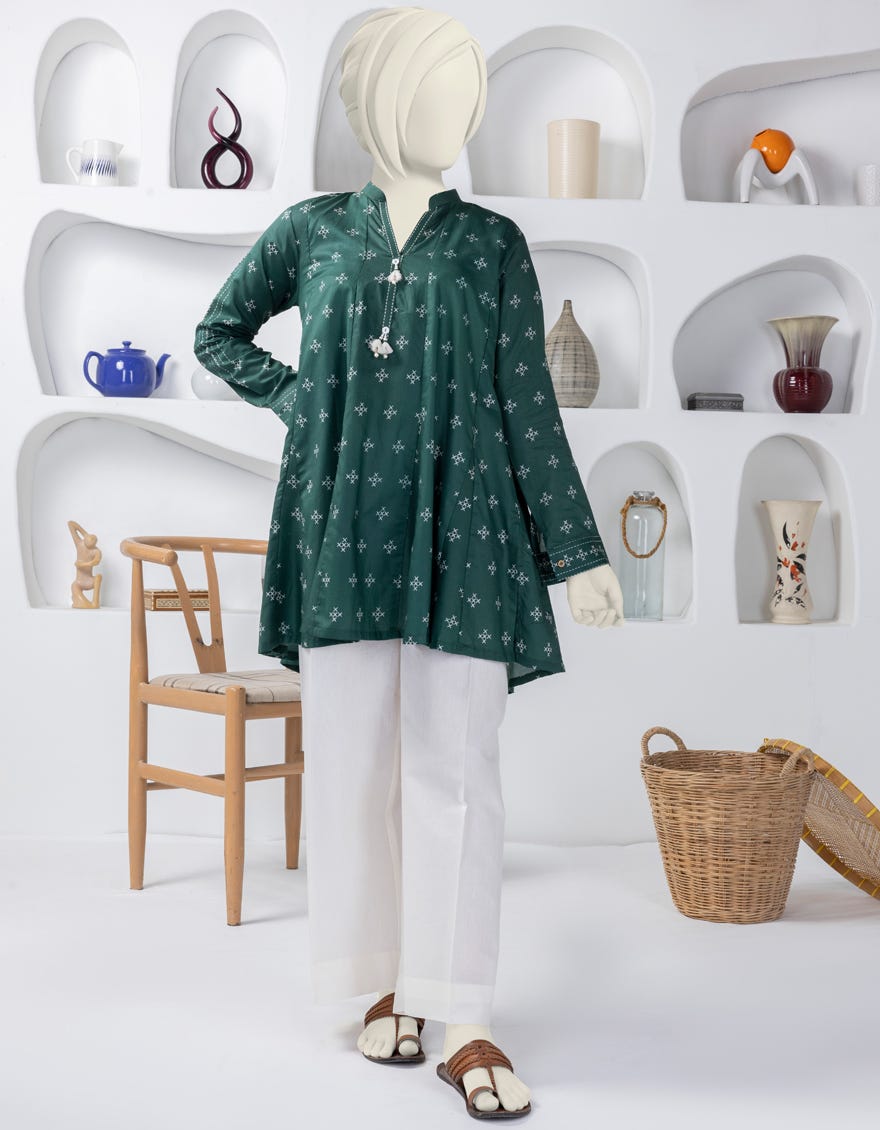 Green Lawn Kurti | Jygk-S-Ygkl-173-24