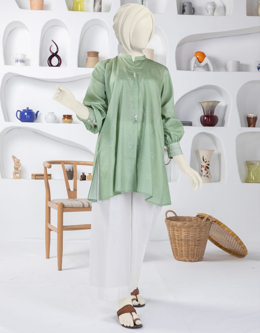 Green Lawn Kurti | Jygk-S-Ygkl-175-24