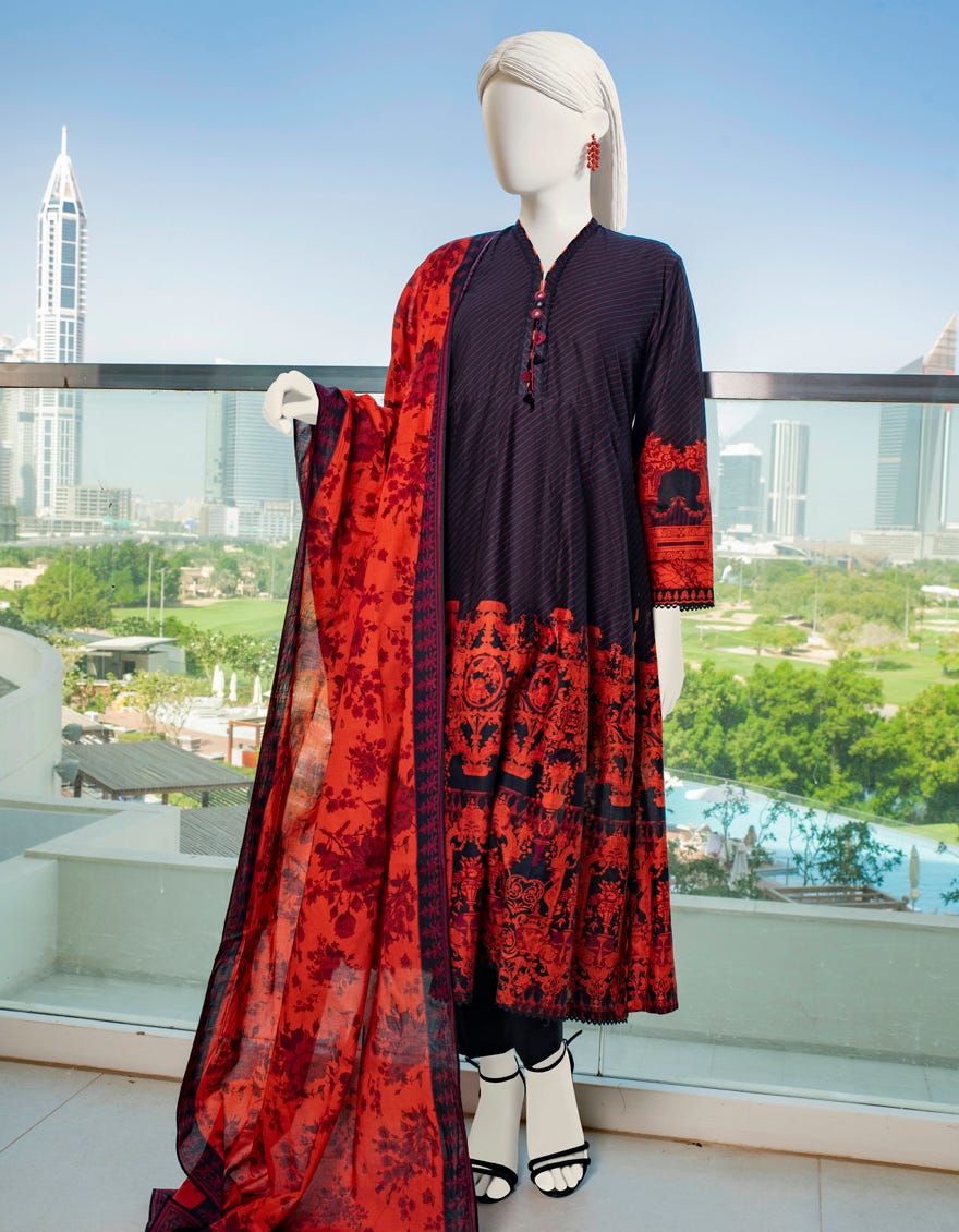 Junaid jamshed 2025 lawn suit