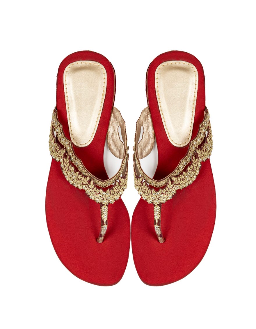 MAROON WOMEN CHAPPAL JLFWC 22 1210