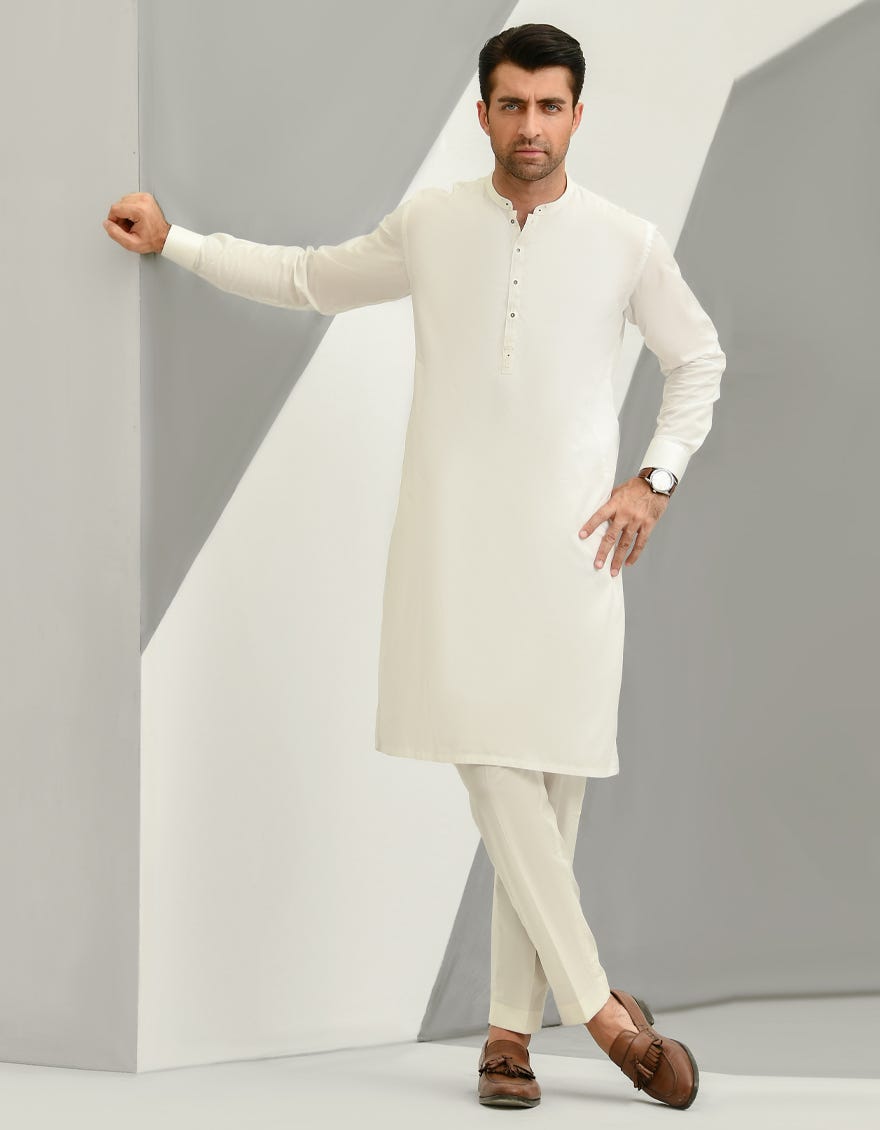 White color store kurta pajama