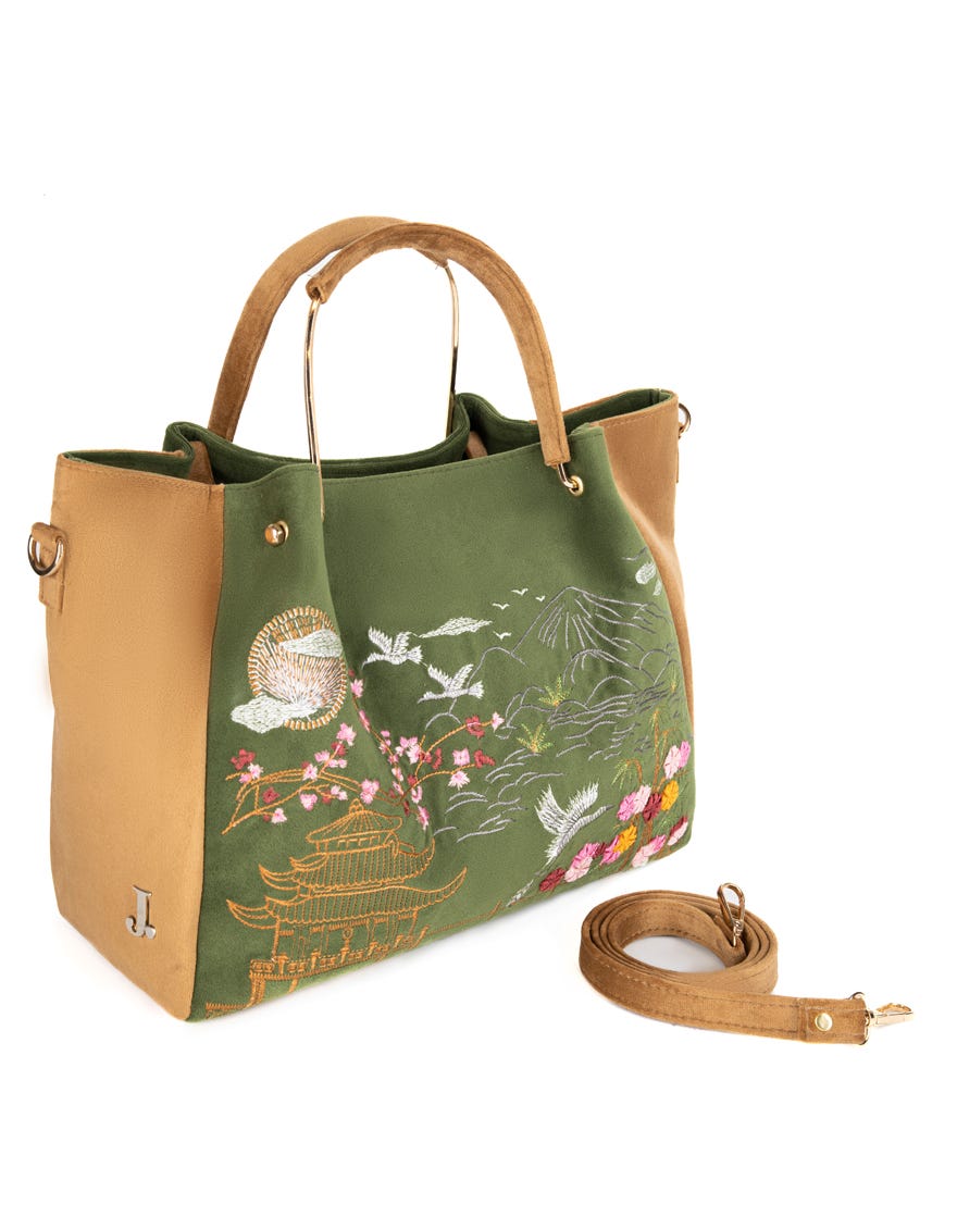GREEN HANDBAG JJBL 23 001
