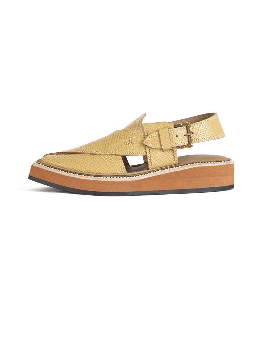 SAND PLAIN MEN PESHAWARI CHAPPAL JJFW JPC 025 R1