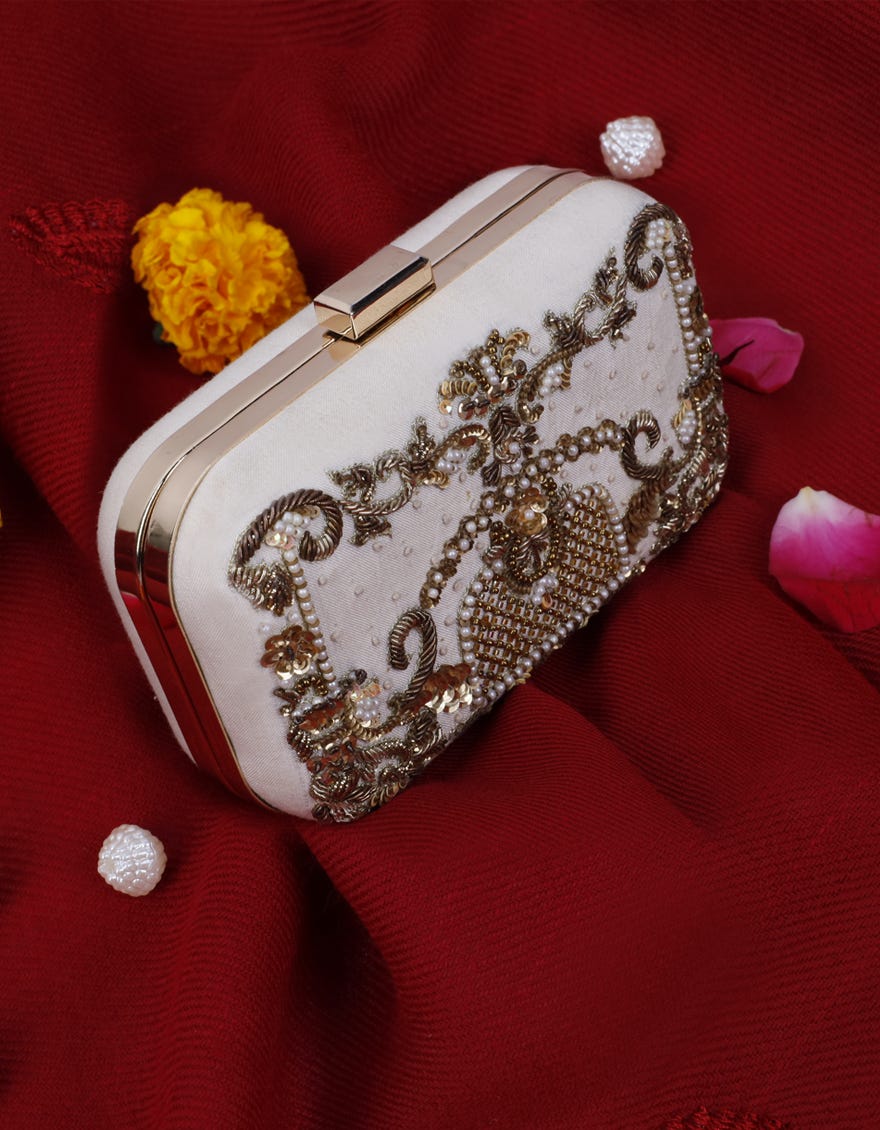 Red off white purse store