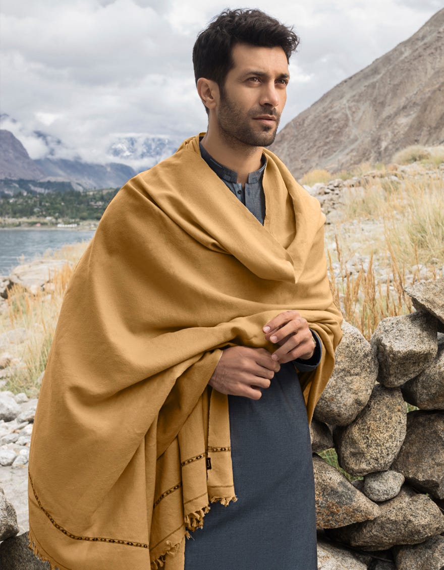Mens shawl online shop