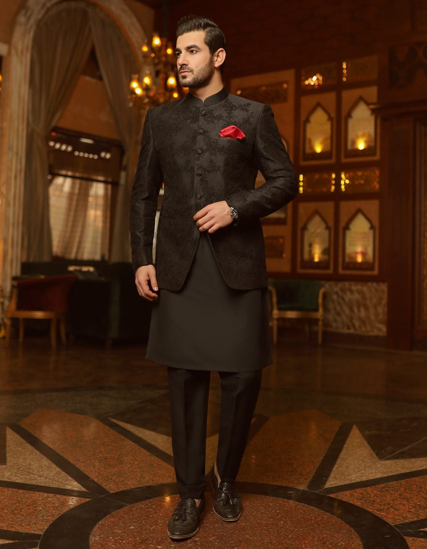 Junaid jamshed discount pant coat