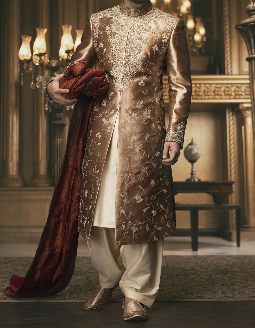 Junaid jamshed sherwani cheap