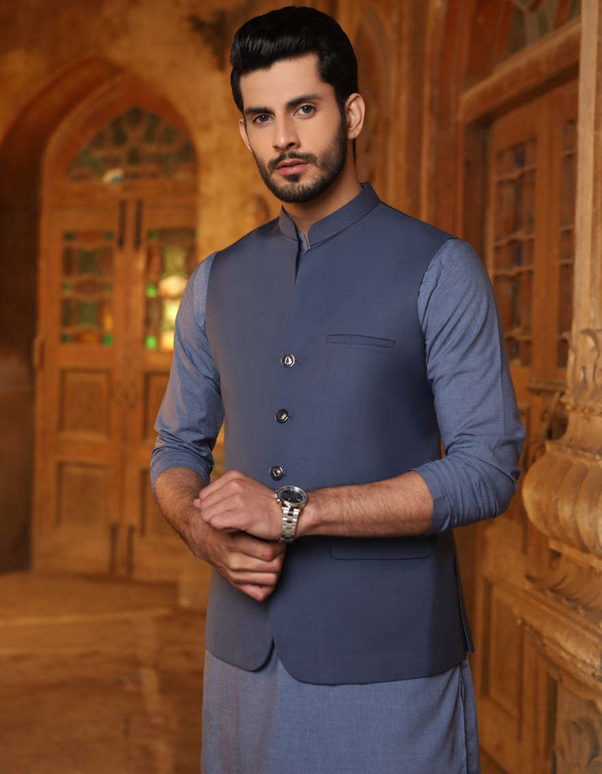 Waistcoat online junaid jamshed