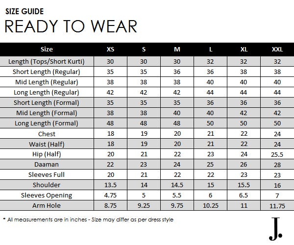 Jeans Size Chart for Men & Women | Mott & Bow